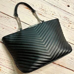 Quilted Tote Handbag